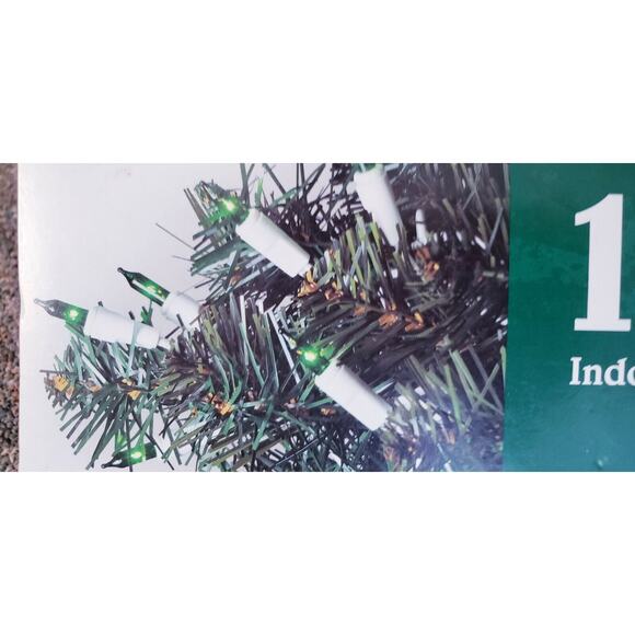 NEW Vintage Trim a Home Christmas 140 Green Super Bright String Lights 4 Ways - Picture 3 of 3